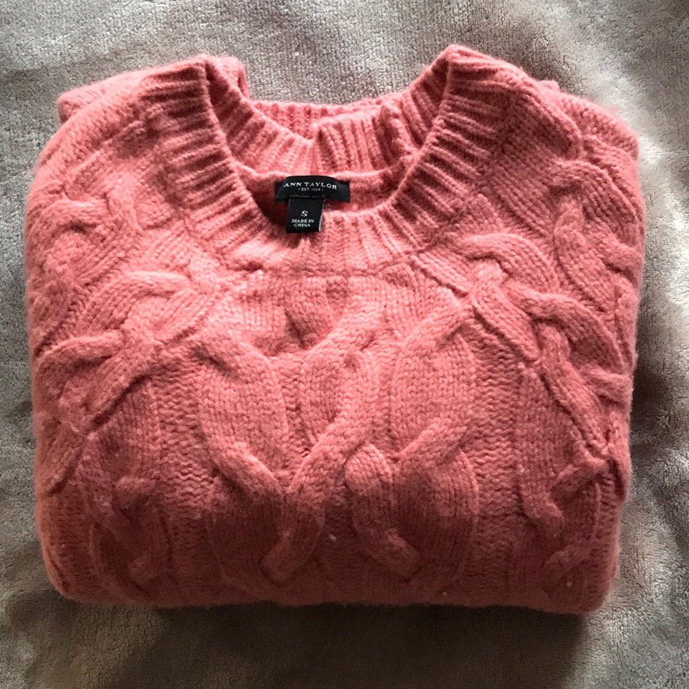 Ann Taylor coral sweater